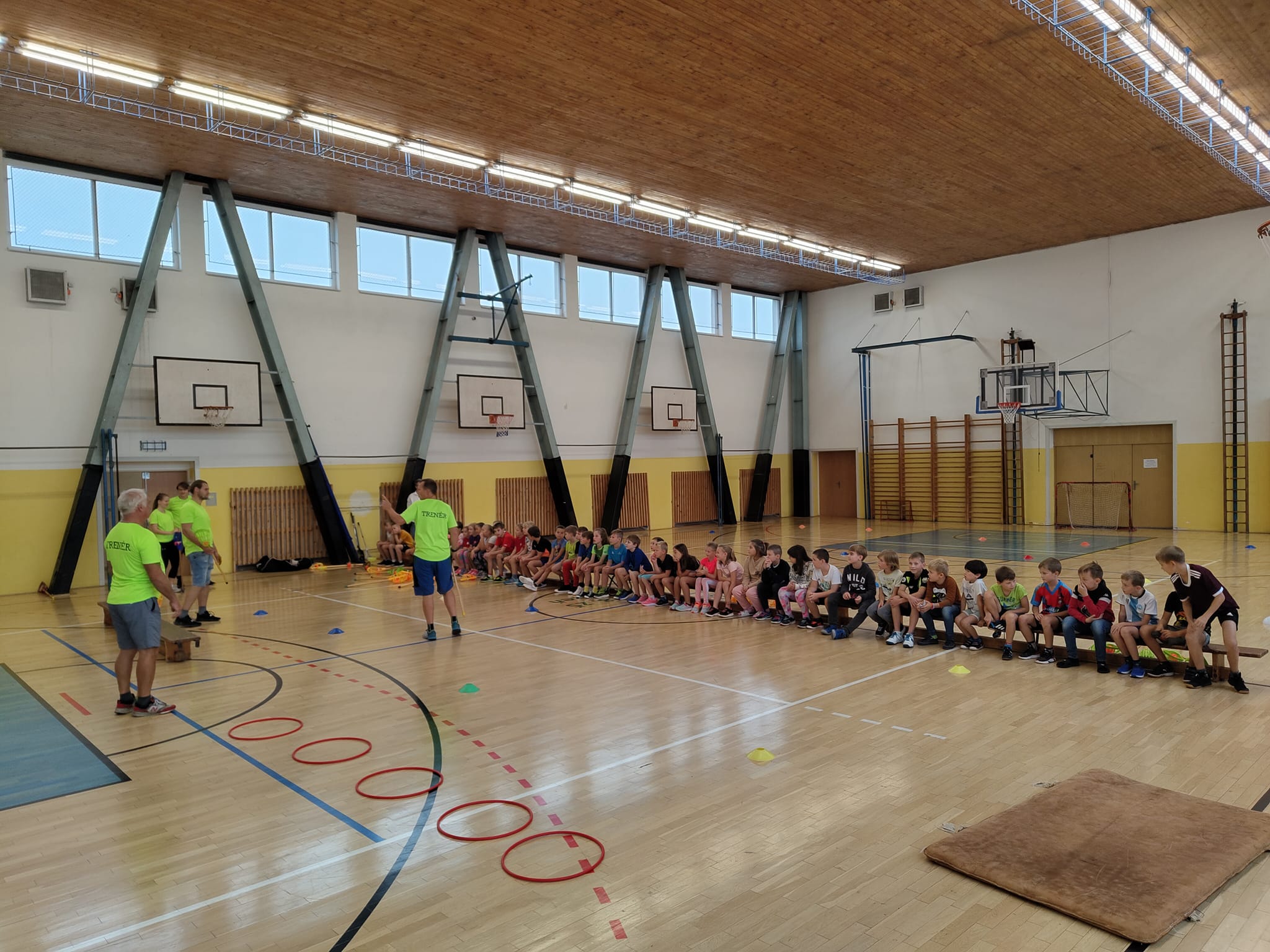 Ukázka lakrosu na 28.ZŠ v Plzni